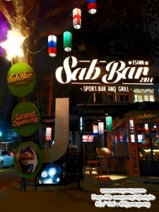 Sab Bar ร้านใหม่ แนว Sport bar in Bangkok ย่านทองหล่อ 13