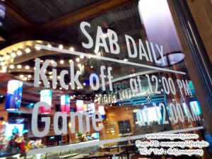 Sab Bar ร้านใหม่ แนว Sport bar in Bangkok ย่านทองหล่อ 13